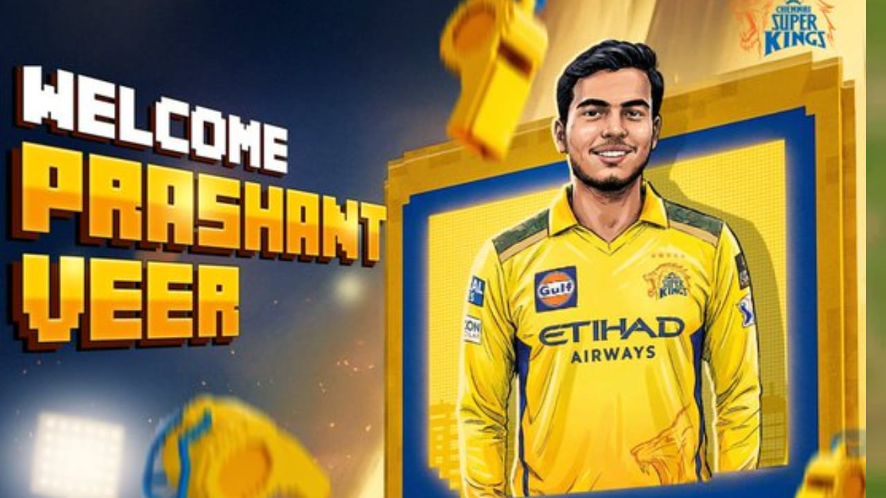 ಉತ್ತರ ಪ್ರದೇಶದ ಆಲ್ ರೌಂಡರ್ ಪ್ರಶಾಂತ್ ವೀರ್ ಐಪಿಎಲ್ ಇತಿಹಾಸದಲ್ಲಿ ಅತ್ಯಧಿಕ ಮೊತ್ತಕ್ಕೆ ಹರಾಜಾದ ಅನ್ಕ್ಯಾಪ್ಡ್ ಆಟಗಾರ ಎಂಬ ಹೊಸ ದಾಖಲೆ ಸೃಷ್ಟಿಸಿದ್ದಾರೆ. ಎಡಗೈ ಸ್ಪಿನ್ನರ್ ಹಾಗೂ ಬ್ಯಾಟ್ಸ್ಮನ್ ಆಗಿರುವ ಪ್ರಶಾಂತ್ ಅವರನ್ನು ಐದು ಬಾರಿಯ ಚಾಂಪಿಯನ್ ಚೆನ್ನೈ ಸೂಪರ್ ಕಿಂಗ್ಸ್ 14.2 ಕೋಟಿಗೆ ಖರೀದಿಸಿತು.