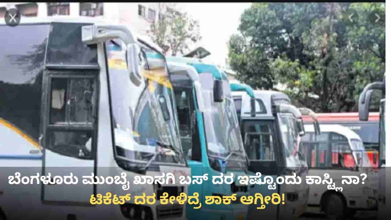ಇಂಡಿಗೋ ವಿಮಾನ ರದ್ದು ಪ್ರಭಾವ, ಖಾಸಗಿ ಬಸ್ಗಳಿಂದ ಬೇಕಾಬಿಟ್ಟಿ ವಸೂಲಿ: ಬೆಂಗಳೂರು ಮುಂಬೈ ಟಿಕೆಟ್ ದರ ಕೇಳಿದ್ರೆ ಶಾಕ್ ಆಗ್ತೀರಿ!