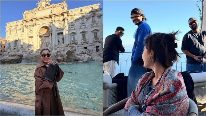 ರೋಮ್​​​ನಲ್ಲಿ ವಿಜಯ್ ದೇವರಕೊಂಡ ಜೊತೆ ರಶ್ಮಿಕಾ ರೊಮ್ಯಾನ್ಸ್