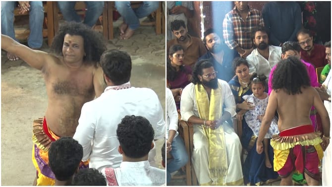 'ಕಣ್ಣೀರು ಸುರಿಸಬೇಡ, ನಿನ್ನ ಹಿಂದೆ ನಾನಿದ್ದೇನೆ'; ರಿಷಬ್​ಗೆ ದೈವದ ಅಭಯ