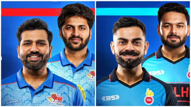 ದೇಶೀಯ ಏಕದಿನ ಟೂರ್ನಿಗೆ ದೆಹಲಿ, ಮುಂಬೈ ತಂಡಗಳು ಪ್ರಕಟ