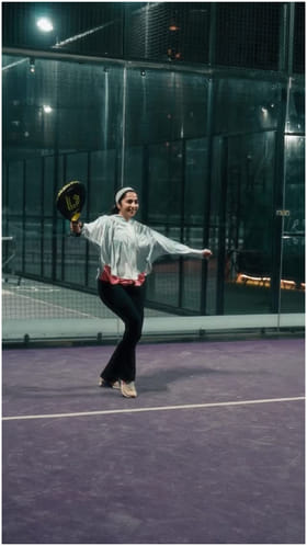 ಆಟದಲ್ಲೂ ಸೂಪರ್ ರುಕ್ಮಿಣಿ ವಸಂತ್: ವಿಡಿಯೋ ನೋಡಿ..