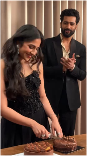 ವಿಕ್ಕಿ ಕೌಶಲ್ ಜೊತೆ ರುಕ್ಮಿಣಿ ವಸಂತ್ ಬರ್ತ್​ಡೇ ಸಂಭ್ರಮ