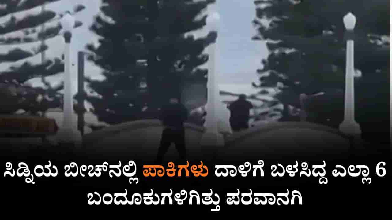 ಸಿಡ್ನಿಯ ಬೀಚ್ನಲ್ಲಿ ಪಾಕಿಗಳು ದಾಳಿಗೆ ಬಳಸಿದ್ದ ಎಲ್ಲಾ 6 ಬಂದೂಕುಗಳಿಗಿತ್ತು ಪರವಾನಗಿ