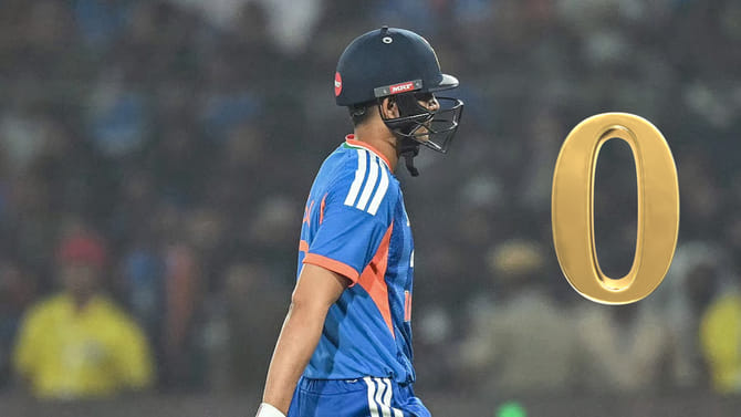 ಗೋಲ್ಡನ್ ಡಕ್​ಗೆ ಬಲಿಯಾದ ಗಿಲ್; ಇನ್ನೇಷ್ಟು ಅವಕಾಶ?