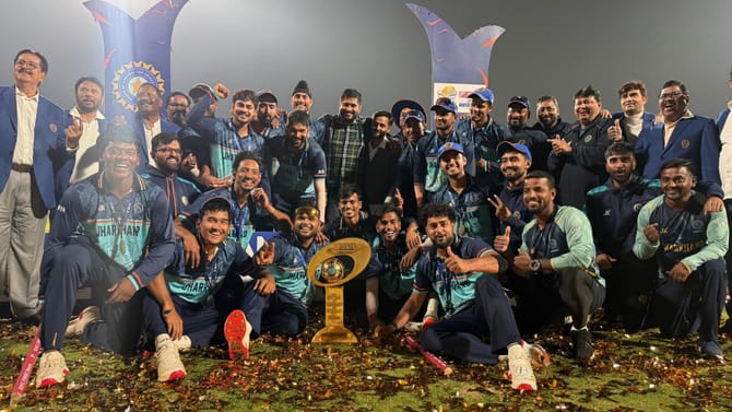 ಸೈಯದ್ ಮುಷ್ತಾಕ್ ಅಲಿ ಟ್ರೋಫಿ; ಜಾರ್ಖಂಡ್​ಗೆ ಚಾಂಪಿಯನ್ ಕಿರೀಟ