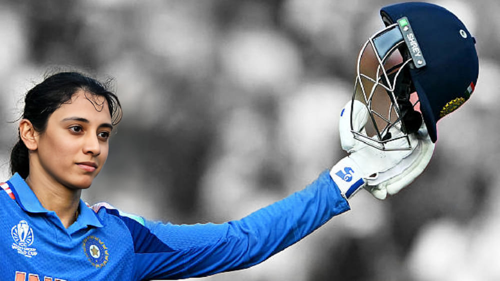 ಟಿ20 ಕ್ರಿಕೆಟ್​ನಲ್ಲಿ ಹೊಸ ಇತಿಹಾಸ ನಿರ್ಮಿಸಿದ ಸ್ಮೃತಿ ಮಂಧಾನ