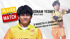 ಟಿ20 ಪಂದ್ಯದಲ್ಲಿ 8 ವಿಕೆಟ್; ವಿಶ್ವ ದಾಖಲೆ ಸೃಷ್ಟಿಸಿದ ಭೂತಾನ್ ಸ್ಪಿನ್ನರ್