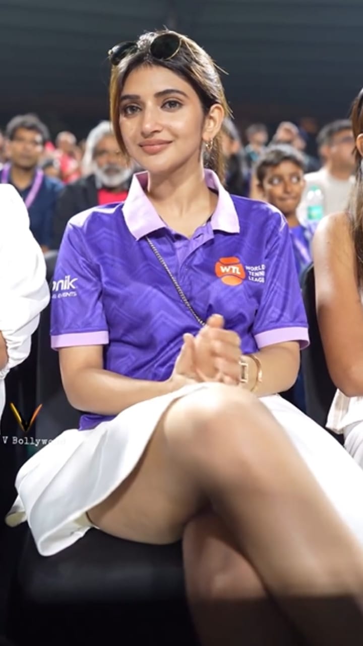 ಟೆನ್ನಿಸ್ ಕಾರ್ಯಕ್ರಮದಲ್ಲಿ ಹಾಟ್ ಆಗಿ ಕಾಣಿಸಿಕೊಂಡ ಶ್ರೀಲೀಲಾ
