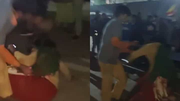 Video: ಬಾರಾಬಂಕಿ ರೈಲ್ವೆ ನಿಲ್ದಾಣದಲ್ಲಿ ಚಹಾ ಮಾರಾಟಗಾರನಿಂದ ಮಹಿಳೆಗೆ ಥಳಿತ Video: ಬಾರಾಬಂಕಿ ರೈಲ್ವೆ ನಿಲ್ದಾಣದಲ್ಲಿ ಚಹಾ ಮಾರಾಟಗಾರನಿಂದ ಮಹಿಳೆಗೆ ಥಳಿತ