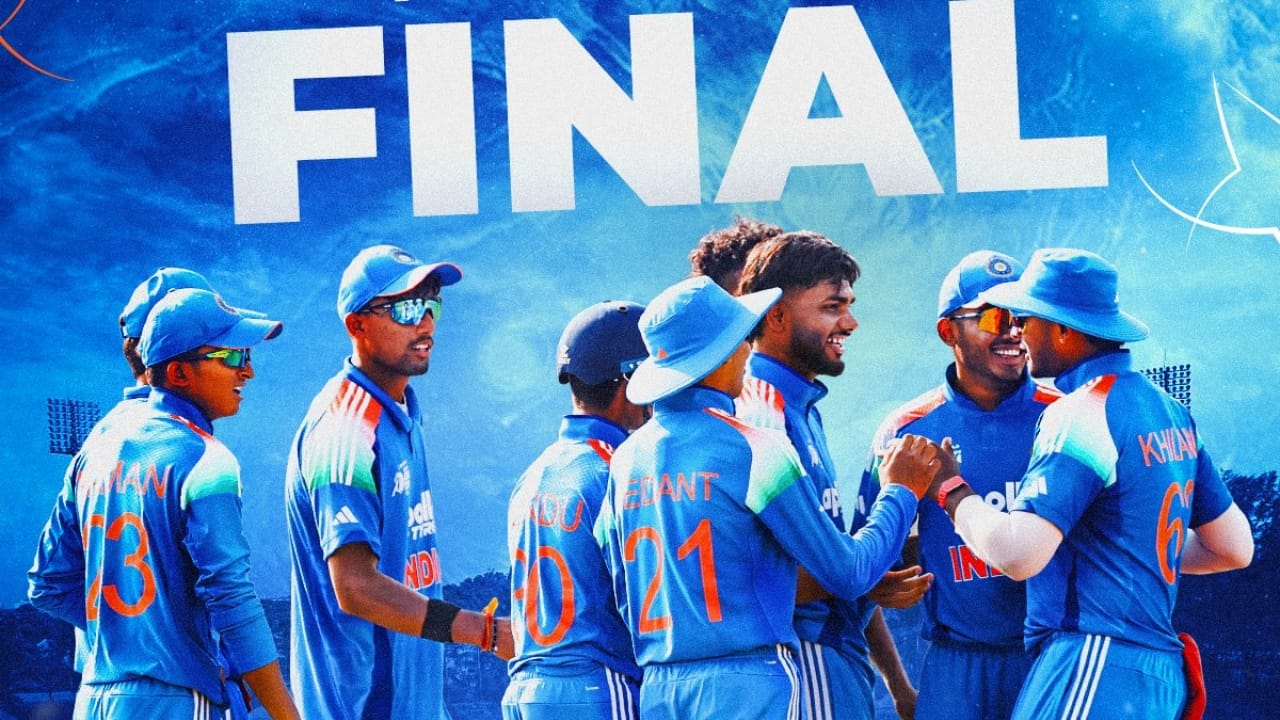 U19 ಏಷ್ಯಾಕಪ್ ಫೈನಲ್ಗೇರಿದ ಟೀಂ ಇಂಡಿಯಾ; ಫೈನಲ್ ಎದುರಾಳಿ ಯಾರು ಗೊತ್ತಾ? U19 ಏಷ್ಯಾಕಪ್ ಫೈನಲ್ಗೇರಿದ ಟೀಂ ಇಂಡಿಯಾ; ಫೈನಲ್ ಎದುರಾಳಿ ಯಾರು ಗೊತ್ತಾ?