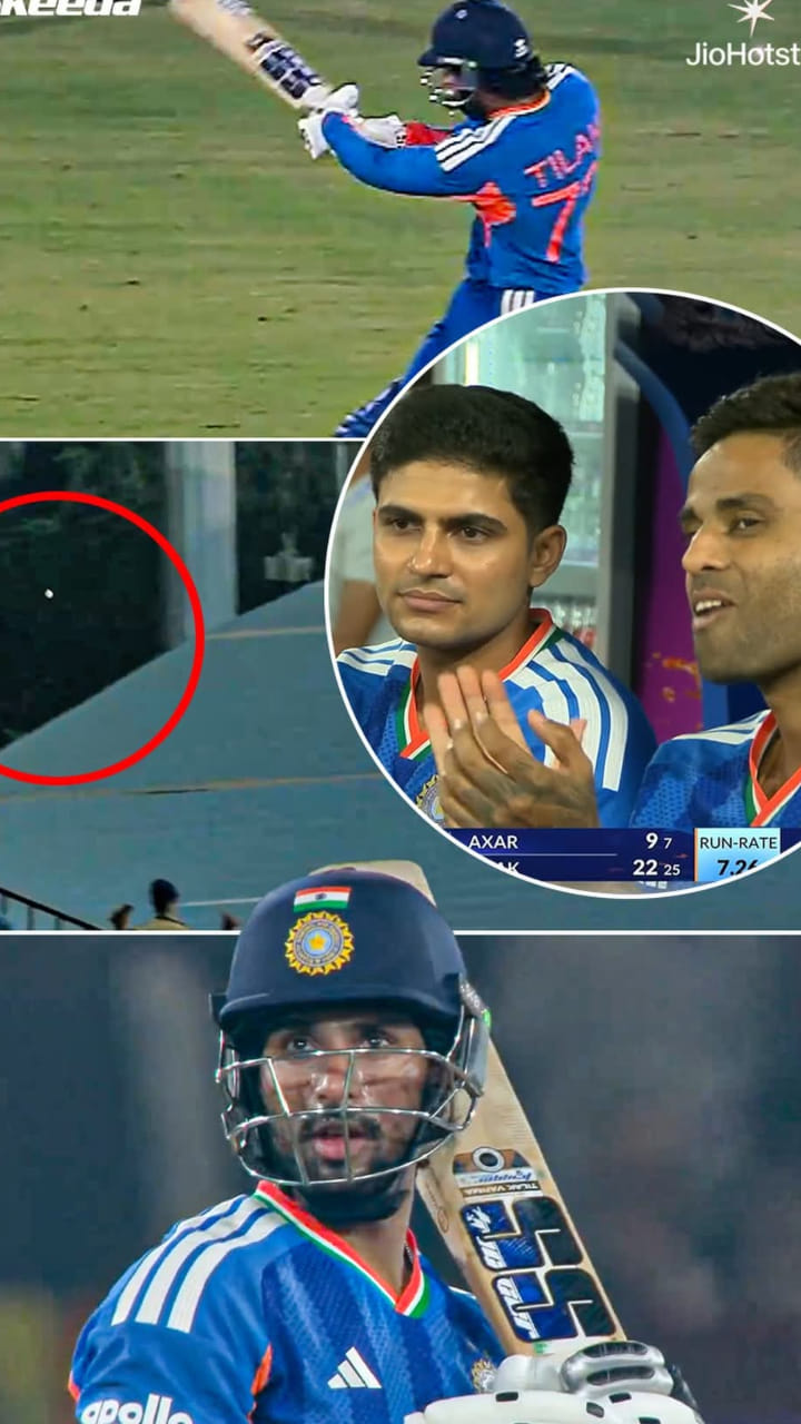 ತಿಲಕ್ ಪವರ್​ಗೆ ಸ್ಟೇಡಿಯಂನಿಂದ ಹೊರ ಹೋದ ಚೆಂಡು