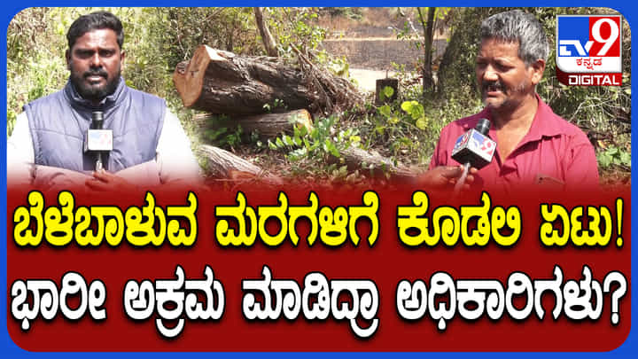 ಕೃಷಿ ಸಂಶೋಧನಾ ಕೇಂದ್ರದಲ್ಲಿನ ಬೆಳೆಬಾಳುವ ಮರಗಳನ್ನೇ ಕಡಿದು ಮಾರಿಕೊಂಡ್ರಾ ಅಧಿಕಾರಿಗಳು? ಕೃಷಿ ಸಂಶೋಧನಾ ಕೇಂದ್ರದಲ್ಲಿನ ಬೆಳೆಬಾಳುವ ಮರಗಳನ್ನೇ ಕಡಿದು ಮಾರಿಕೊಂಡ್ರಾ ಅಧಿಕಾರಿಗಳು?