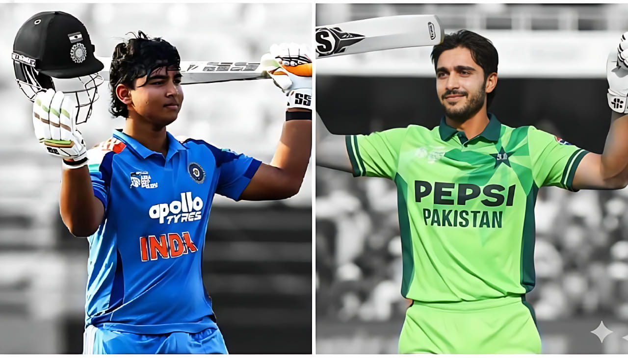 ಅಂಡರ್-19 ಏಷ್ಯಾಕಪ್ ಟೂರ್ನಿಯ ಮೊದಲ ದಿನವೇ ದಾಖಲೆಗಳು ನಿರ್ಮಾಣವಾಗಿದೆ. ಹೀಗೆ ವರ್ಲ್ಡ್ ರೆಕಾರ್ಡ್ ನಿರ್ಮಿಸಿರುವುದು ಭಾರತದ ವೈಭವ್ ಸೂರ್ಯವಂಶಿ (Vaibhav Suryavanshi) ಹಾಗೂ ಪಾಕಿಸ್ತಾನದ ಸಮೀರ್ ಮಿನ್ಹಾಸ್ (Sameer Minhas). ಮೊದಲ ಪಂದ್ಯದಲ್ಲಿ ವೈಭವ್ ಭರ್ಜರಿ ಸೆಂಚುರಿ ಸಿಡಿಸಿದರೆ, ಎರಡನೇ ಪಂದ್ಯದಲ್ಲಿ ಸಮೀರ್ ಶತಕ ಬಾರಿಸಿದರು.