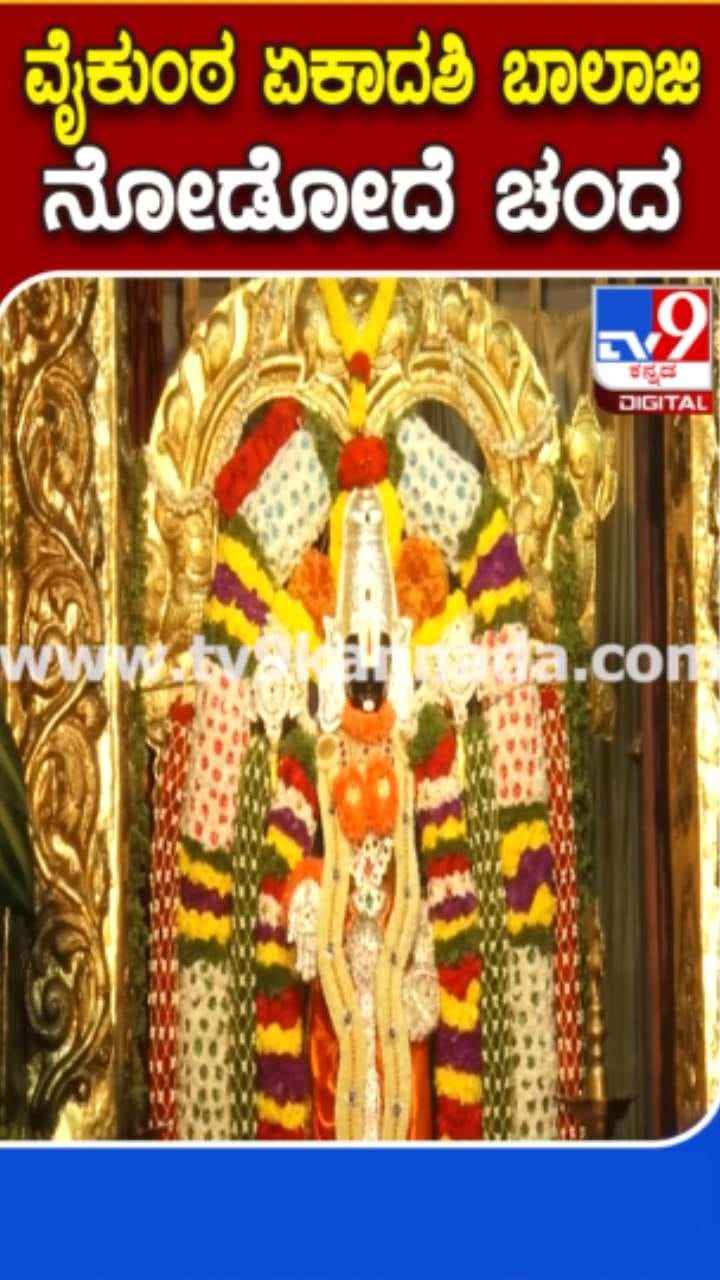 ವೈಕುಂಠ ಏಕಾದಶಿ ಸಂಭ್ರಮ: ಬಾಲಾಜಿ ನೋಡೋದೆ ಚಂದ