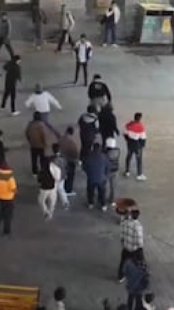 ಮನಾಲಿಯ ರಸ್ತೆಯಲ್ಲಿ ಪ್ರವಾಸಿಗರ ಫೈಟಿಂಗ್