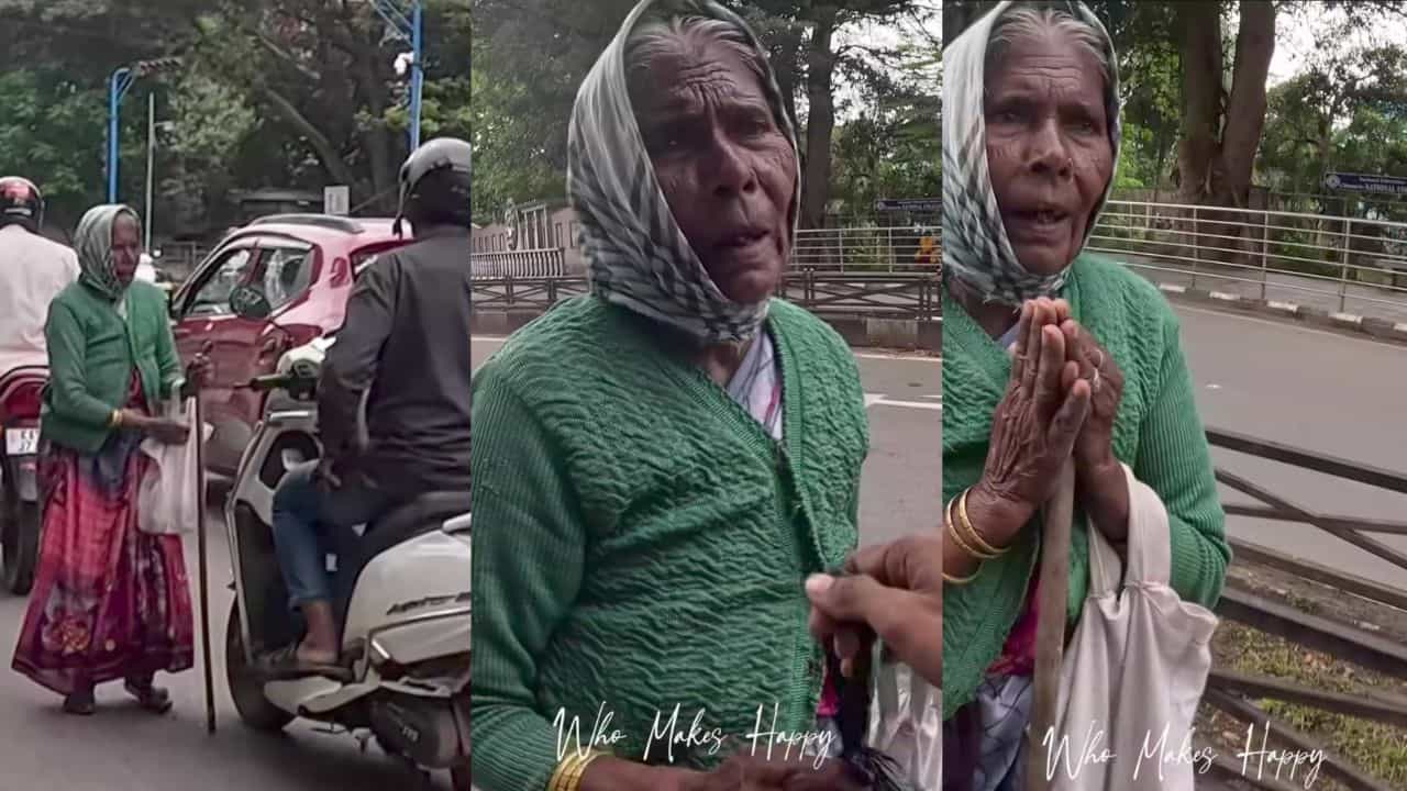 Video: ಹಸಿವು ನೀಗಿಸಿ, ಬಟ್ಟೆ ಕೊಡಿಸಿ ವೃದ್ಧೆಯ ಪಾಲಿಗೆ ದೇವರಾದ ಯುವಕ Video: ಹಸಿವು ನೀಗಿಸಿ, ಬಟ್ಟೆ ಕೊಡಿಸಿ ವೃದ್ಧೆಯ ಪಾಲಿಗೆ ದೇವರಾದ ಯುವಕ