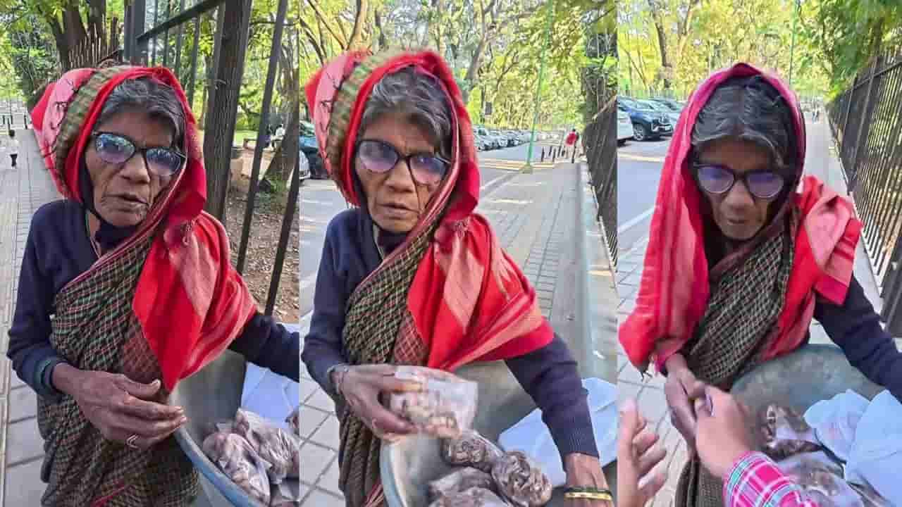 Video: ದುಡಿಮೆಯಲ್ಲೇ ಖುಷಿ ಕಾಣುವ ಹಿರಿಜೀವ; ಕಡಲೆಕಾಯಿ ಮಾರಿ ಜೀವನ ನಡೆಸುವ ಅಜ್ಜಿಗೆ ಸಹಾಯ ಮಾಡಿದ ಯುವಕ