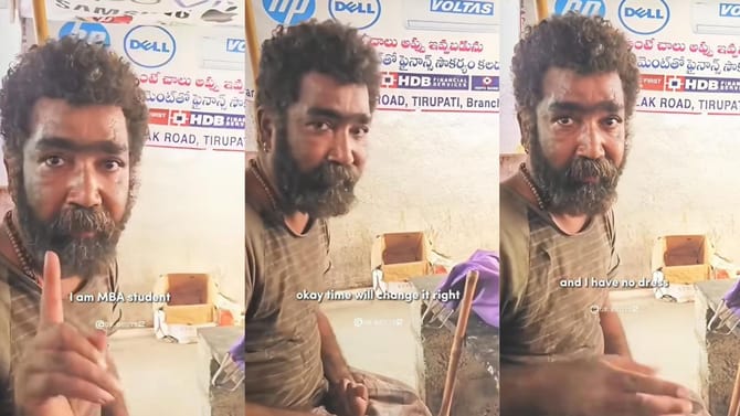 ಕೈ ತುಂಬಾ ಸಂಬಳ, ಐಷಾರಾಮಿ ಬದುಕು ಕಂಡ  ವ್ಯಕ್ತಿ ಇಂದು ಬೀದಿ ಬದಿ ಭಿಕ್ಷುಕ