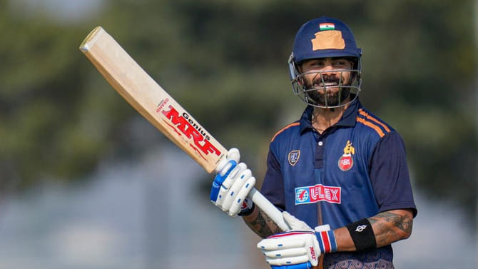 ವಿರಾಟ್ ಕೊಹ್ಲಿಗೆ 10,000 ರೂ. ಬಹುಮಾನ ನೀಡಿದ ಬಿಸಿಸಿಐ