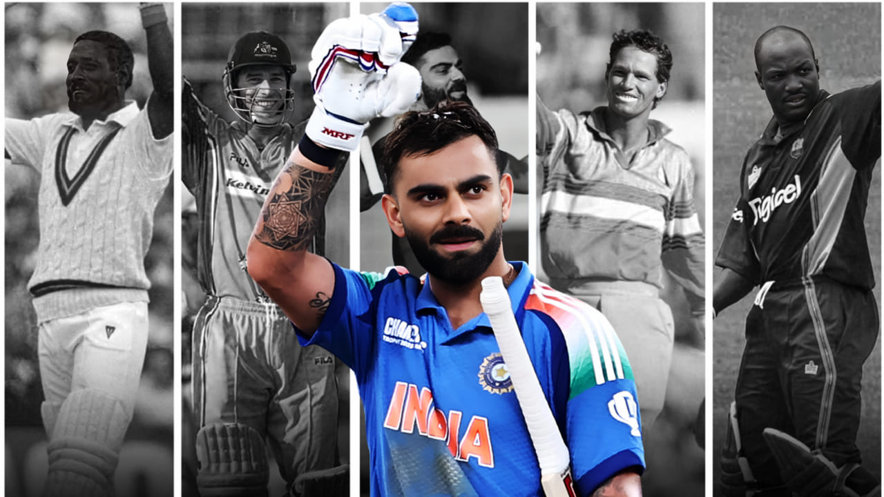 ಒಂದು ಮೈದಾನ... ರನ್​​ಗಳ ರಾಶಿ... ಇದು ಏಕದಿನ ಕ್ರಿಕೆಟ್​​ನಲ್ಲಿ ವಿರಾಟ್ ಕೊಹ್ಲಿ (Virat Kohli) ನಿರ್ಮಿಸಿದ ಹೊಸ ವಿಶ್ವ ದಾಖಲೆ. ವಿಶಾಖಪಟ್ಟಣದಲ್ಲಿ ನಡೆದ ಸೌತ್ ಆಫ್ರಿಕಾ ವಿರುದ್ಧದ ಮೂರನೇ ಏಕದಿನ ಪಂದ್ಯದಲ್ಲಿ ಮೂರನೇ ಕ್ರಮಾಂಕದಲ್ಲಿ ಕಣಕ್ಕಿಳಿದ ವಿರಾಟ್ ಕೊಹ್ಲಿ ಭರ್ಜರಿ ಬ್ಯಾಟಿಂಗ್ ಪ್ರದರ್ಶಿಸಿದ್ದರು.