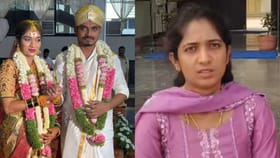 ನ್ಯಾಯ ಕೊಡಿಸಿ, ಇಲ್ಲದಿದ್ರೆ ಸಾಯ್ತೀನಿ: ಪತಿಗಾಗಿ ಪತ್ನಿ ಪ್ರೊಟೆಸ್ಟ್​​