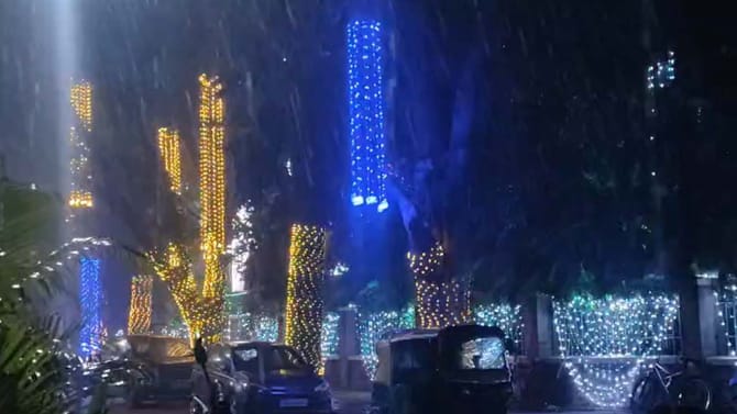 ನ್ಯೂಇಯರ್ ಸೆಲೆಬ್ರೇಷನ್​​​ ಮುನ್ನ ಮಳೆ ಎಂಟ್ರಿ: ಪಾರ್ಟಿ ಪ್ರಿಯರಿಗೆ ಶಾಕ್!​