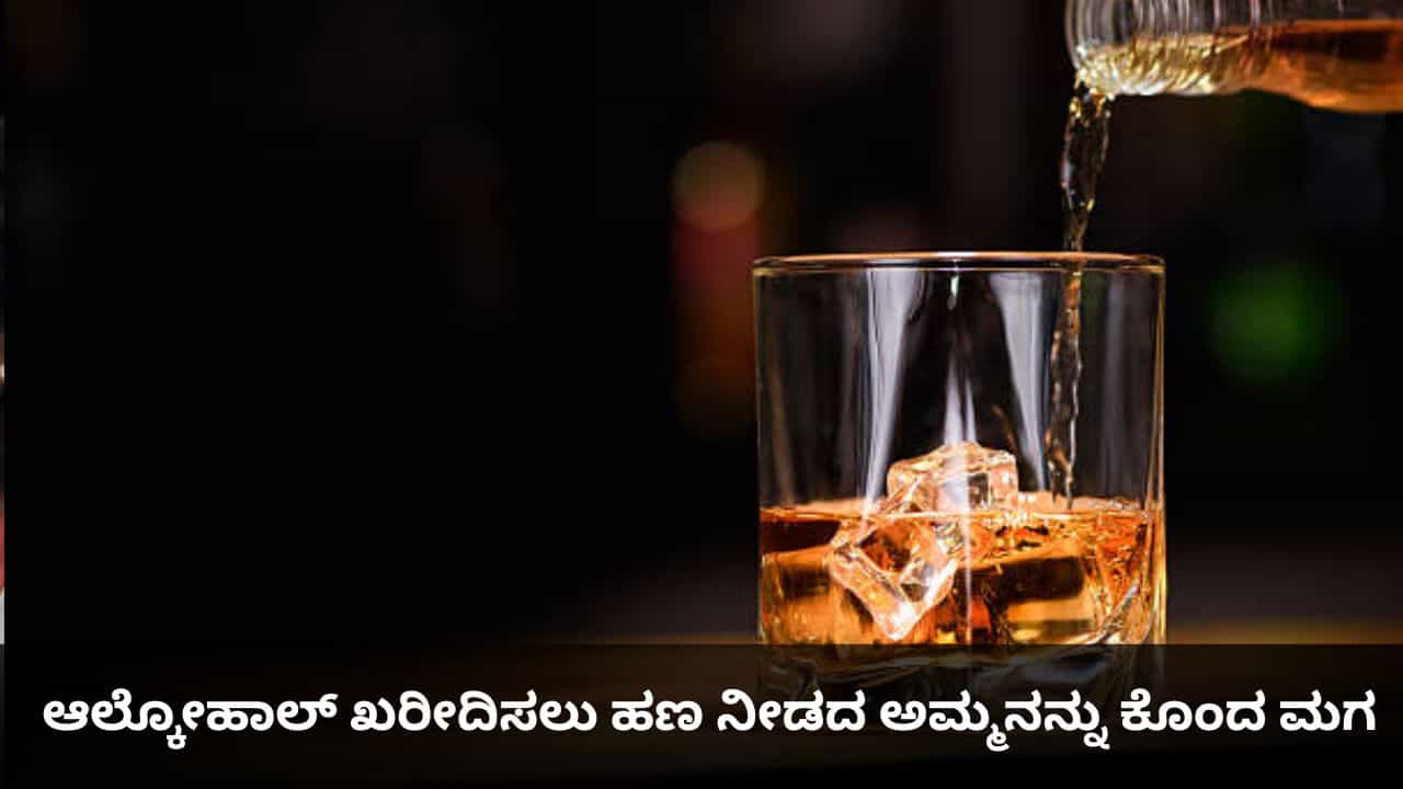 ಆಲ್ಕೋಹಾಲ್ ಖರೀದಿಸಲು ಹಣ ನೀಡದ ಅಮ್ಮನನ್ನು ಕೊಂದ ಮಗ ಆಲ್ಕೋಹಾಲ್ ಖರೀದಿಸಲು ಹಣ ನೀಡದ ಅಮ್ಮನನ್ನು ಕೊಂದ ಮಗ