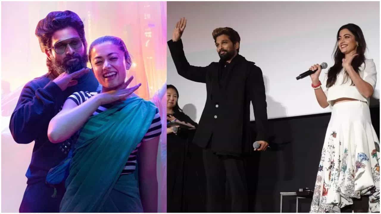 ಸ್ಪಷ್ಟ ತೆಲುಗಿನಲ್ಲಿ ಮಾತನಾಡಿದ ಜಪಾನ್ ವ್ಯಕ್ತಿ; ಶಾಕ್ ಆದ ಅಲ್ಲು-ರಶ್ಮಿಕಾ ಸ್ಪಷ್ಟ ತೆಲುಗಿನಲ್ಲಿ ಮಾತನಾಡಿದ ಜಪಾನ್ ವ್ಯಕ್ತಿ; ಶಾಕ್ ಆದ ಅಲ್ಲು-ರಶ್ಮಿಕಾ