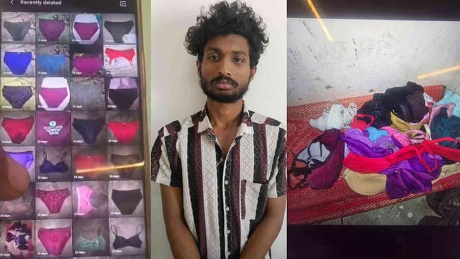 ಮಹಿಳೆಯರ ಒಳ ಉಡುಪು ಕದ್ದು ವಿಕೃತಾನಂದ: ಬೆಂಗಳೂರಿನಲ್ಲಿ ಸಿಕ್ಕಿಬಿದ್ದ ಸೈಕೋ!