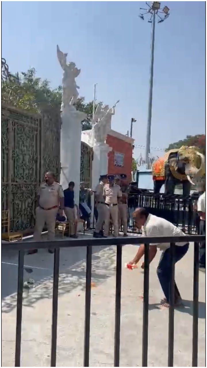 ಬಿಗ್ ಬಾಸ್ ಮನೆ ಎದುರು ಪೊಲೀಸ್ ಬಂದೋಬಸ್ತ್