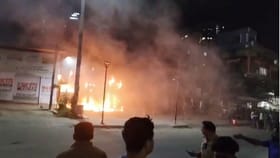 ಕೆಆರ್ ಪುರಂ ಬಳಿ ಬೈಕ್ ಶೋರೂಮ್‌ನಲ್ಲಿ ಅಗ್ನಿ ದುರಂತ: 13 ಬೈಕ್‌ಗಳು ಭಸ್ಮ