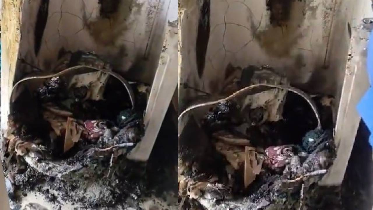 Video: ಹೈದರಾಬಾದ್​ನ ಜೈನ ದೇವಾಲಯದ ಬಳಿ ವಾಷಿಂಗ್​ ಮಷಿನ್ ಸ್ಫೋಟ