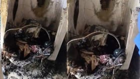 Video: ಹೈದರಾಬಾದ್​ನ ಜೈನ ದೇವಾಲಯದ ಬಳಿ ವಾಷಿಂಗ್​ ಮಷಿನ್ ಸ್ಫೋಟ