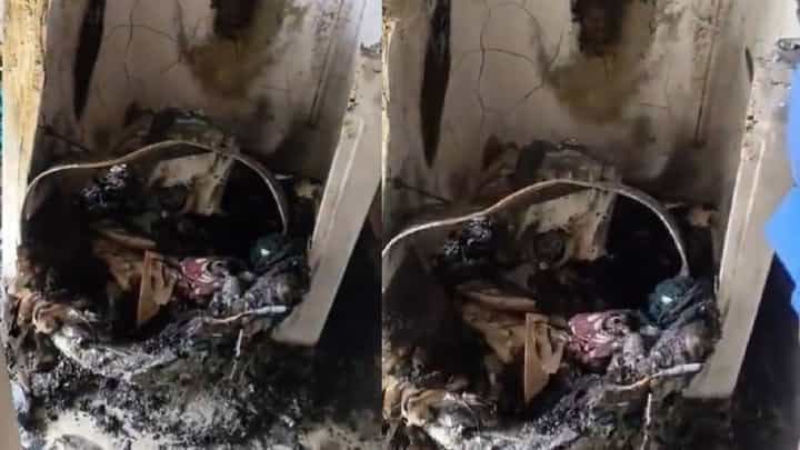 Video: ಹೈದರಾಬಾದ್ನ ಜೈನ ದೇವಾಲಯದ ಬಳಿ ವಾಷಿಂಗ್ ಮಷಿನ್ ಸ್ಫೋಟ Video: ಹೈದರಾಬಾದ್ನ ಜೈನ ದೇವಾಲಯದ ಬಳಿ ವಾಷಿಂಗ್ ಮಷಿನ್ ಸ್ಫೋಟ