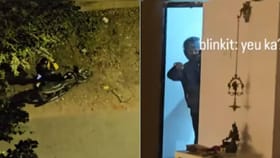 ಬಾಲ್ಕನಿಯಲ್ಲಿ ಸಿಲುಕಿದ್ದವರನ್ನು ರಕ್ಷಿಸಿದ ಬ್ಲಿಂಕಿಟ್ ಡೆಲಿವರಿ ಏಜೆಂಟ್