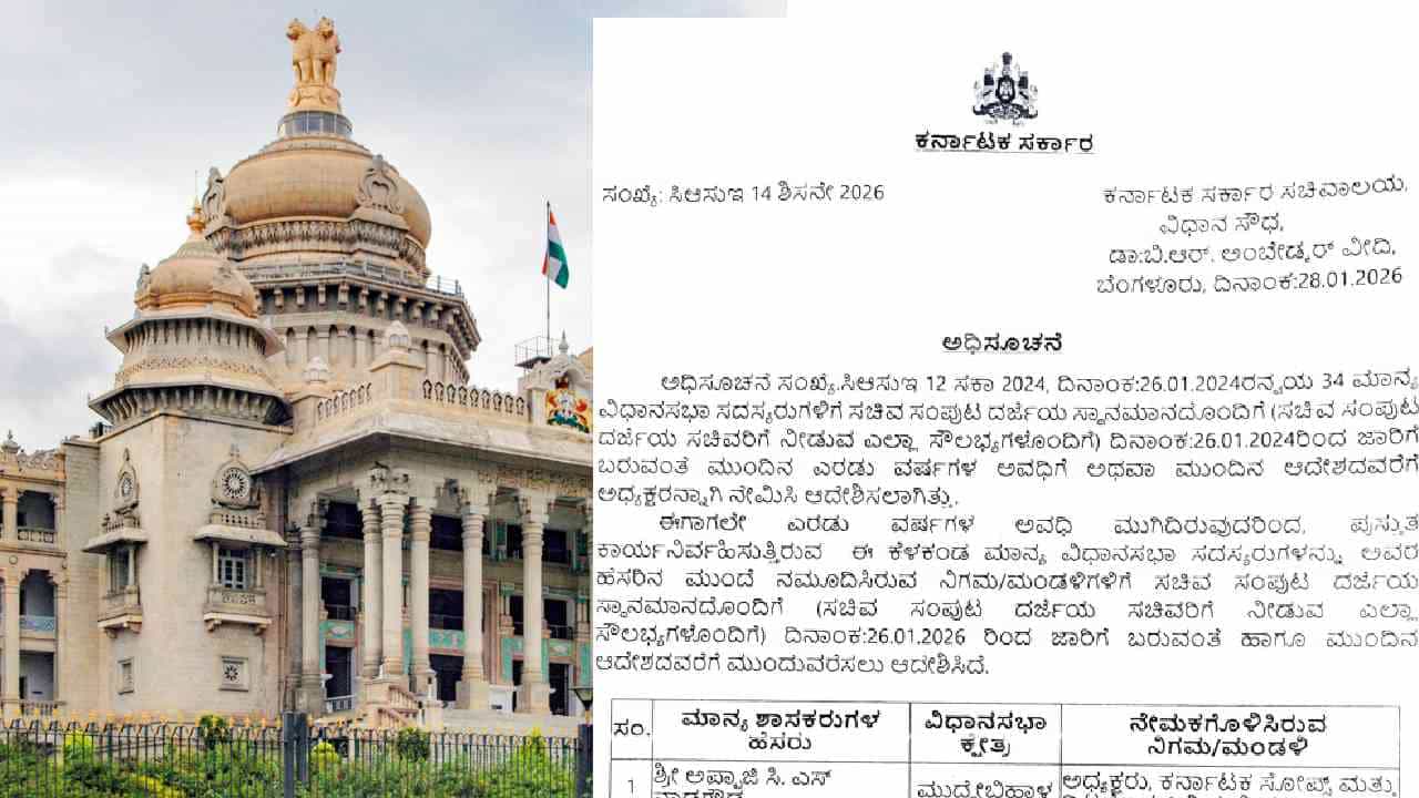 ಸರ್ಕಾರದಿಂದ ಮಹತ್ವದ ಆದೇಶ: ನಿಗಮ ಮಂಡಳಿ ಅಧ್ಯಕ್ಷ ಸ್ಥಾನದ ಕನಸು ಕಾಣುತ್ತಿದ್ದವರಿಗೆ ಬಿಗ್ ಶಾಕ್ ಸರ್ಕಾರದಿಂದ ಮಹತ್ವದ ಆದೇಶ: ನಿಗಮ ಮಂಡಳಿ ಅಧ್ಯಕ್ಷ ಸ್ಥಾನದ ಕನಸು ಕಾಣುತ್ತಿದ್ದವರಿಗೆ ಬಿಗ್ ಶಾಕ್