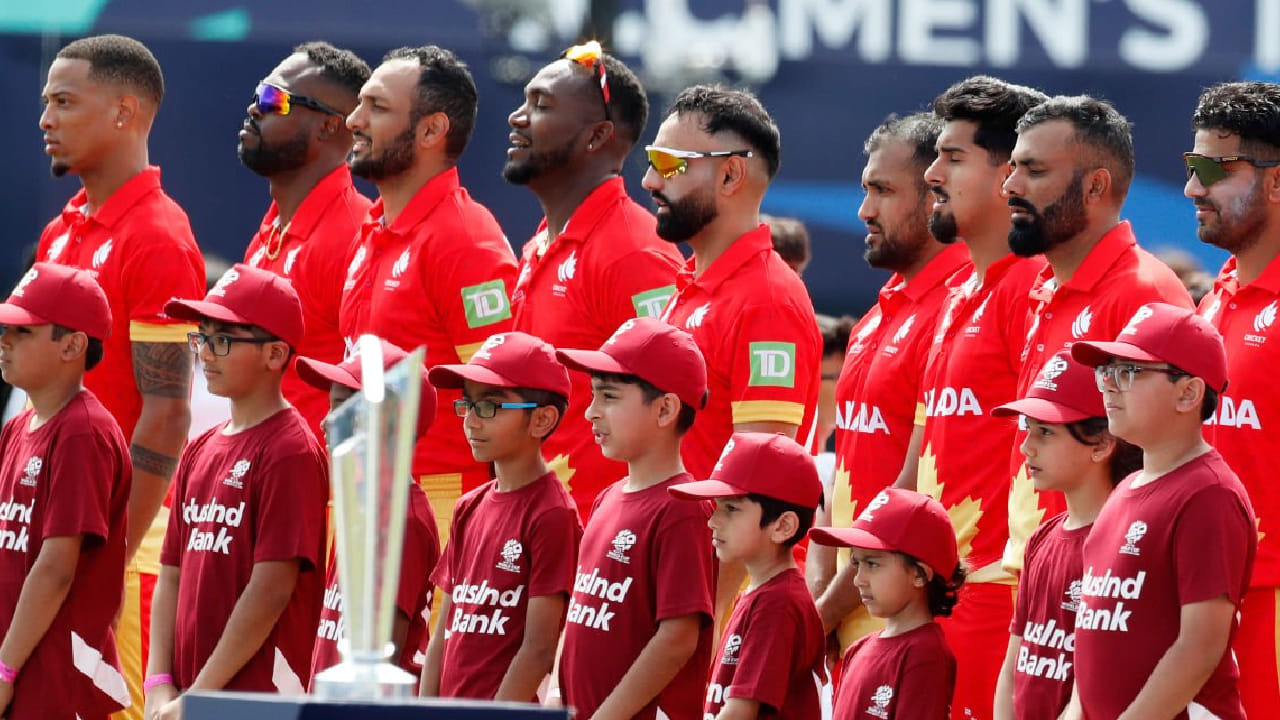 ಕೆನಡಾ ಟಿ20 ತಂಡ: ದಿಲ್‌ಪ್ರೀತ್ ಬಜ್ವಾ (ನಾಯಕ), ಅಜಯ್‌ವೀರ್ ಹುಂದಾಲ್, ಅಂಶ್ ಪಟೇಲ್, ದಿಲೋನ್ ಹೇಲಿಗರ್, ಹರ್ಷ್ ಠಾಕರ್, ಜಸ್ಕರನ್‌ದೀಪ್ ಬಟ್ಟಾರ್, ಕಲೀಮ್ ಸನಾ, ಕನ್ವರ್‌ಪಾಲ್ ತತ್‌ಗುರ್, ನವನೀತ್ ಧಲಿವಾಲ್, ನಿಕೋಲಸ್ ಕಿರ್ಟನ್, ರವೀಂದರ್‌ಪಾಲ್ ಸಿಂಗ್, ಸಾದ್ ಬಿನ್ ಜಾಫರ್, ಶಿವಂ ಯೌವ್ರಾ ಶರ್ಮಾ, ಶ್ರೇಯಸ್ ಮೊವ್ವಾ, ಯುವರಾಜ್ ಸಮ್ರಾ.