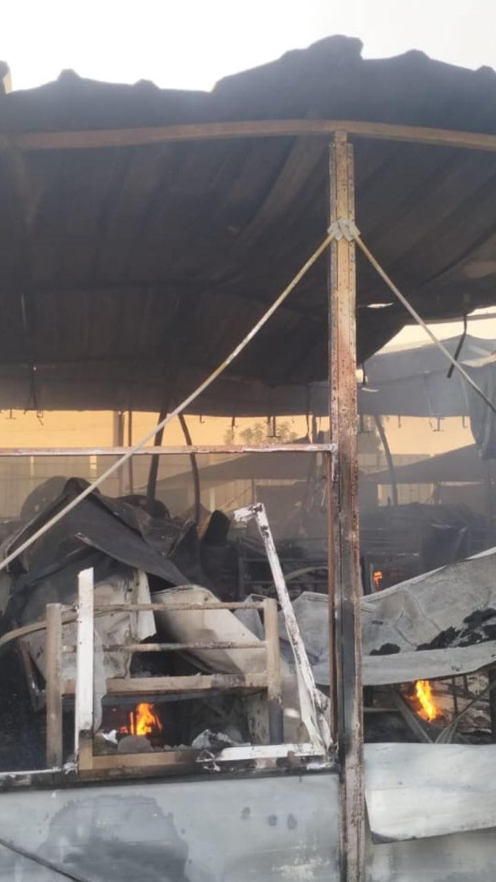 ಕಾರ್ಮಿಕರ ಶೆಡ್​ನಲ್ಲಿ ಸಿಲಿಂಡರ್​ ಸ್ಫೋಟ