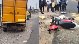 ಭೀಕರ ಅಪಘಾತ: ಮನೆಗೆ ದಿನಸಿ ತೆಗೆದುಕೊಂಡು ಬರ್ತಿದ್ದ ತಾಯಿ-ಮಗ ದುರಂತ ಸಾವು