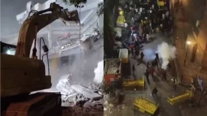 Video: ರಾಮಲೀಲಾ ಮೈದಾನದ ಮಸೀದಿ ಬಳಿ ಅಕ್ರಮ ಕಟ್ಟಡ ತೆರವು ಕಾರ್ಯಾಚರಣೆ ವೇಳೆ ಘರ್ಷಣೆ Video: ರಾಮಲೀಲಾ ಮೈದಾನದ ಮಸೀದಿ ಬಳಿ ಅಕ್ರಮ ಕಟ್ಟಡ ತೆರವು ಕಾರ್ಯಾಚರಣೆ ವೇಳೆ ಘರ್ಷಣೆ