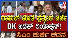 ರಾಹುಲ್​​ ಜೊತೆ ಪ್ರತ್ಯೇಕವಾಗಿ ಏನೇನು ಚರ್ಚೆ? ಡಿಕೆ ಹೇಳಿದ್ದೇನು ನೋಡಿ