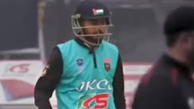 ಪ್ಯಾಲೆಸ್ಟೀನ್ ಧ್ವಜ ಬಳಸಿದ ಕಾಶ್ಮೀರಿ ಕ್ರಿಕೆಟಿಗನಿಂದ ವಿವಾದ