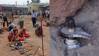 ಲಕ್ಕುಂಡಿ: ನಾಗರ ಹೆಡೆ ಕೆತ್ತನೆಯ ಮತ್ತೊಂದು ಕಲಾಕೃತಿ ಪತ್ತೆ; ಉತ್ಖನನ ಕಾರ್ಯ ಮೊದಲೇ ನಿಗದಿಯಾಗಿತ್ತಾ?