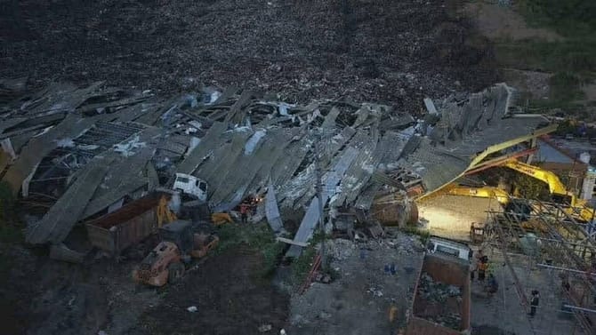 ಫಿಲಿಪೈನ್ಸ್​ನಲ್ಲಿ ಭೂಕುಸಿತ, ಬೃಹತ್ ಕಸದ ರಾಶಿ ಮೈಮೇಲೆ ಬಿದ್ದು ಓರ್ವ ಸಾವು