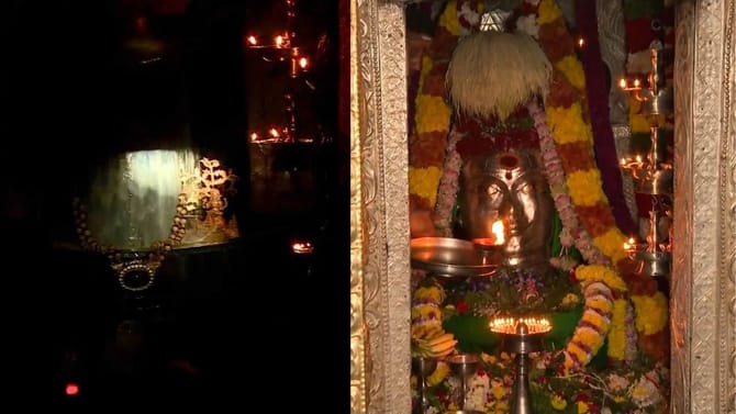 ಗವಿಗಂಗಾಧರೇಶ್ವರ ಸನ್ನಿಧಿಯಲ್ಲಿ ವಿಸ್ಮಯ: ಶಿವಲಿಂಗಕ್ಕೆ ಸೂರ್ಯರಶ್ಮಿ ಸ್ಪರ್ಶ