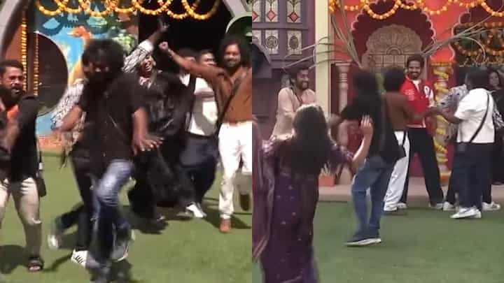 ಬಿಗ್ಬಾಸ್ ಮನೆಗೆ ಬಂದ ‘ಗಿಚ್ಚಿ ಗಿಲಿ ಗಿಲಿ’ ತಂಡ: ನಗುವೋ ನಗು ಬಿಗ್ಬಾಸ್ ಮನೆಗೆ ಬಂದ ‘ಗಿಚ್ಚಿ ಗಿಲಿ ಗಿಲಿ’ ತಂಡ: ನಗುವೋ ನಗು