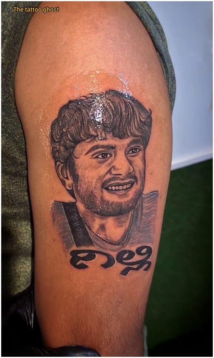 ಗಿಲ್ಲಿ ನಟನ ಫೋಟೋ ಟ್ಯಾಟೂ ಹಾಕಿಸಿಕೊಂಡ ಫ್ಯಾನ್