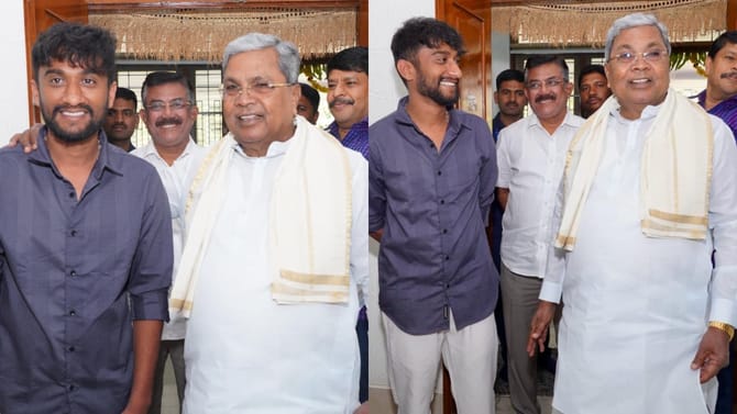 ಗಿಲ್ಲಿ ಮತ್ತು ಸಿದ್ದರಾಮಯ್ಯ ನಡುವೆ ನಡೆದ ಮಾತುಕತೆ ಬಲು ಮಜಾ