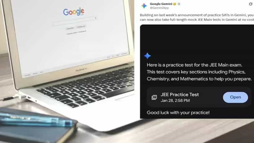 JEE Main 2026: ಜೆಇಇ ಆಕಾಂಕ್ಷಿಗಳಿಗೆ ಗೂಗಲ್ನಿಂದ ಗುಡ್ ನ್ಯೂಸ್; ಉಚಿತ JEE Main ಅಣಕು ಪರೀಕ್ಷೆ ಆರಂಭ